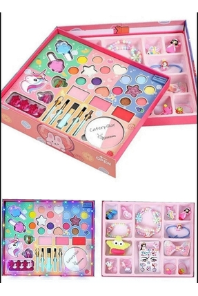 YerliToptan Işıklı iki katlı kozmetik seti
. Çocuk makyajı
