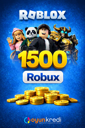 oyunkredi Roblox 1500 Robux - USD