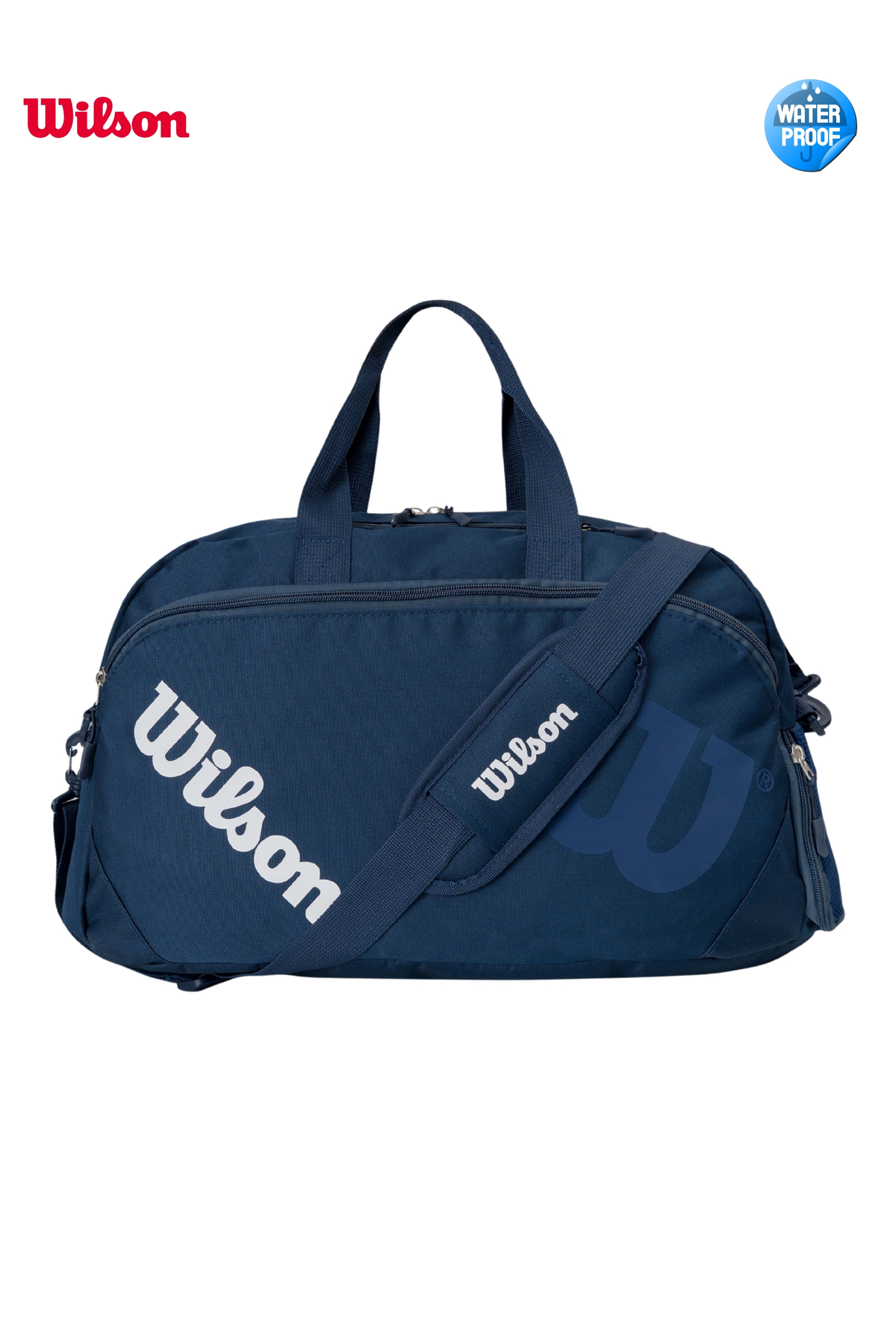 Wilson  Lisanslı Unisex Su Geçirmez Gym Fitness Spor ve Seyahat Çantası El Valizi - Görsel 2