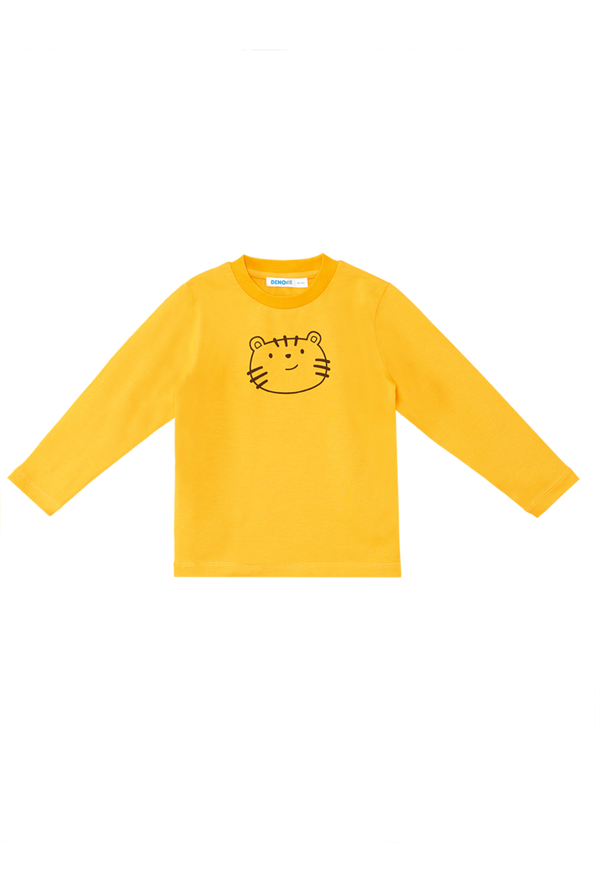 Denokids Sevimli Kedi Erkek Bebek T-shirt Pantolon Takım fotoğrafı 5 (önizleme)