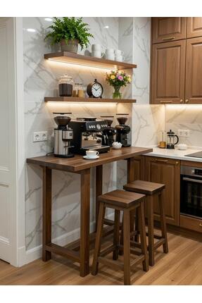 MODERN LİFEE 2 TABURE + 2 RAF + 60x120 BAR MASASI ÖZEL TASARIM TAKIM