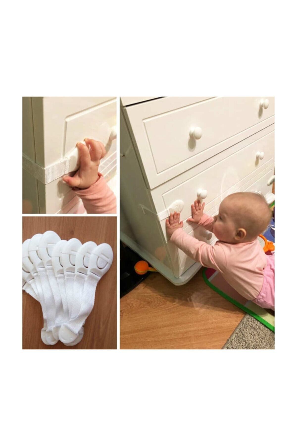 4 Baby 5 Adet Çok Amaçlı Çekmece Dolap Çocuk Kilit Kilidi Bebek Çocuk Güvenlik Dolap Ve Çekmece Kilidi fotoğrafı 4 (önizleme)