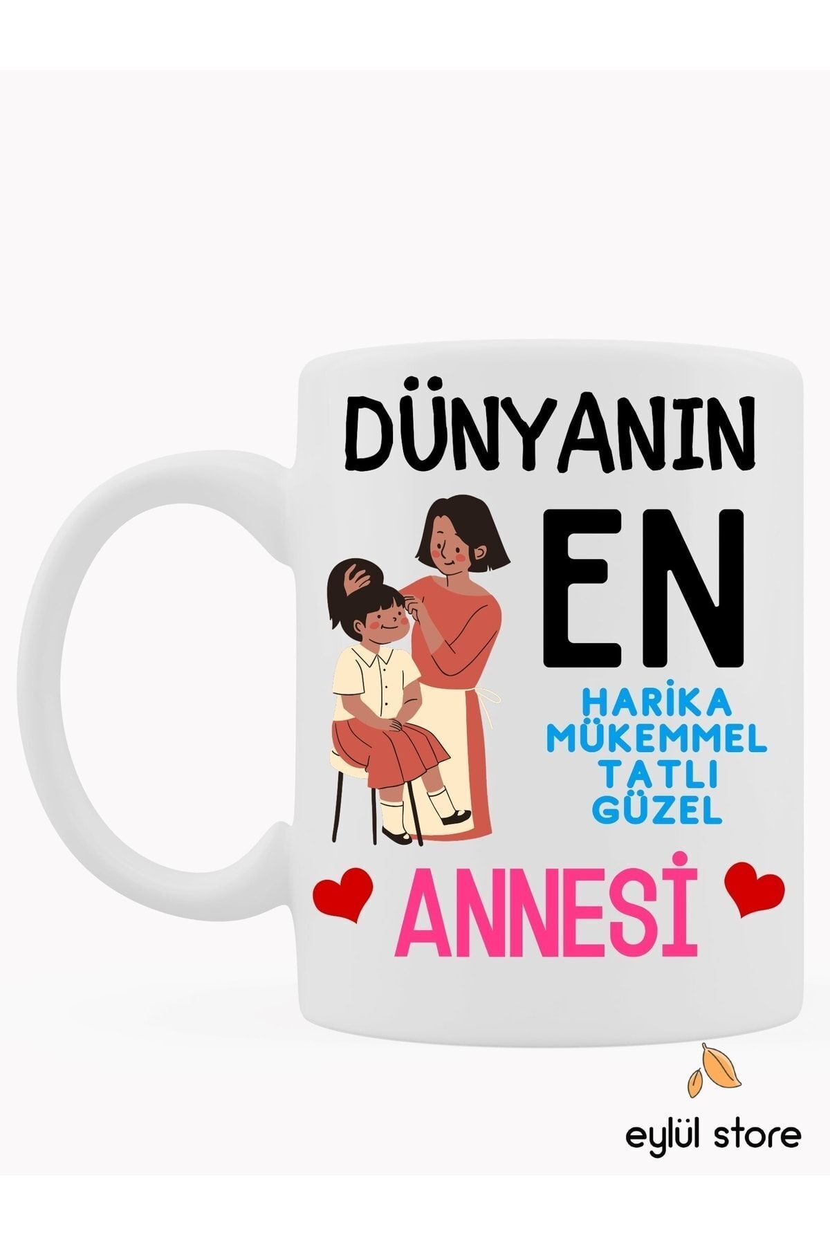 Custom Design Printed Mug with Mother's Theme Letter Mother's Day Gift-Coffee Cup