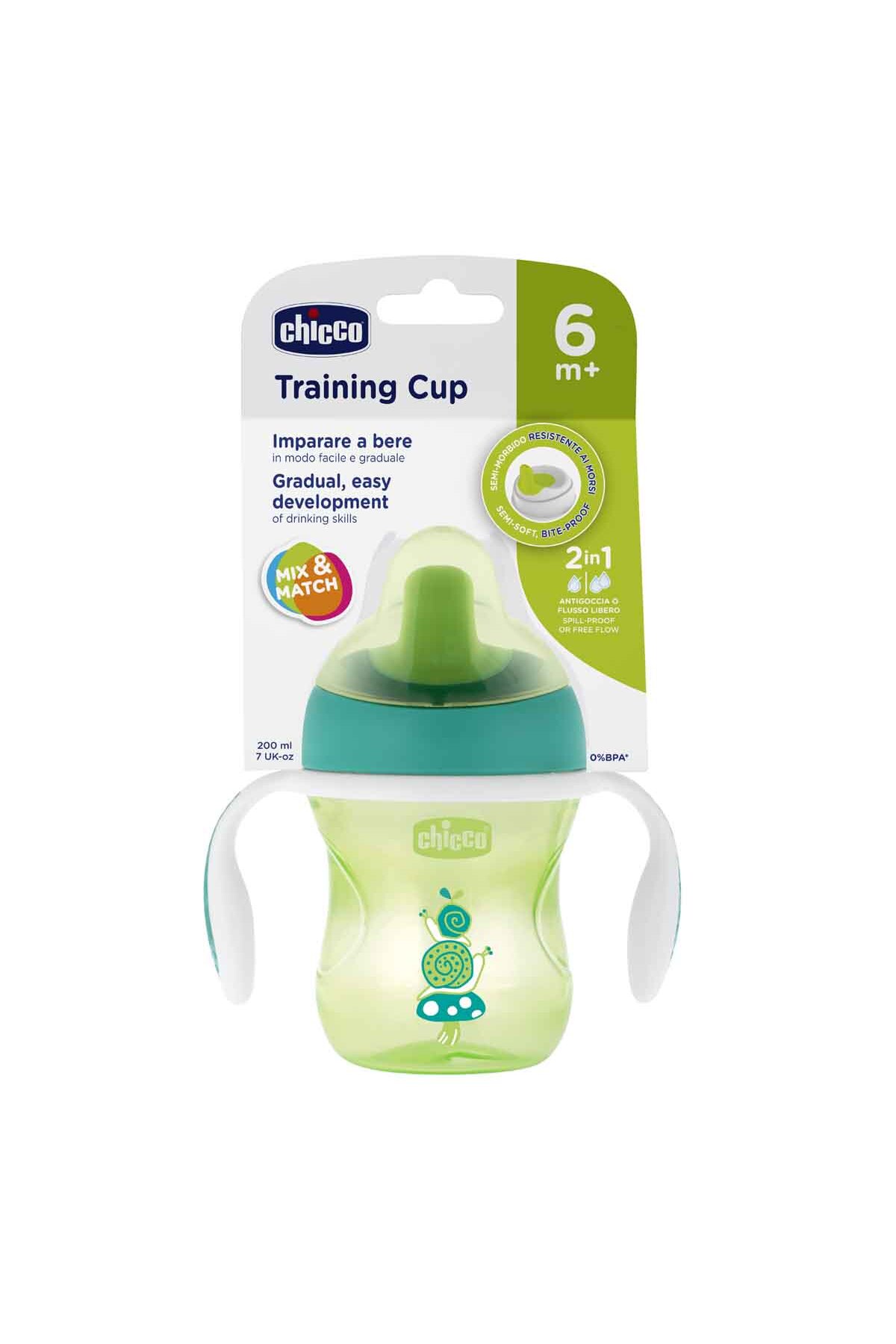 Chicco Yarı Yumuşak Uçlu Bardak 6ay+ Unısex fotoğrafı 3 (önizleme)