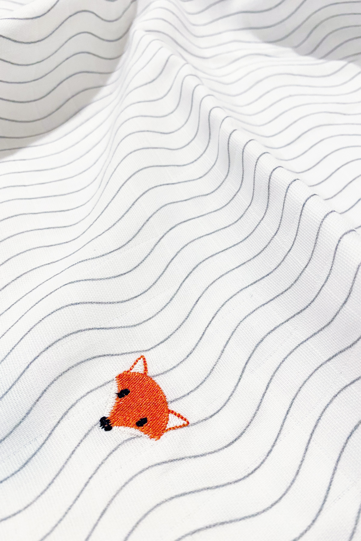 Casadora Baby Cool Fox Nakışlı 100% Pamuk Müslin Örtü Seti (90x90 CM 2'Lİ) fotoğrafı 3 (önizleme)