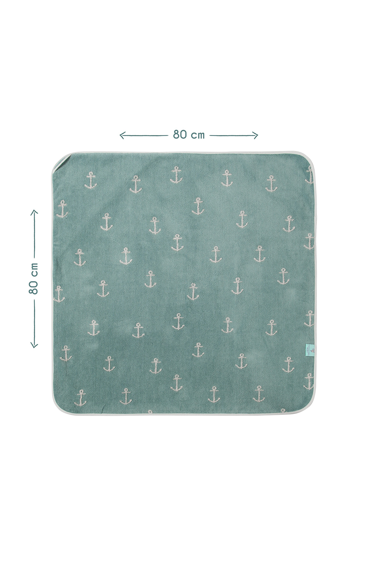 Casadora Baby Balina Jakarlı İşlemeli Velur Kundak - 80x80cm fotoğrafı 6 (önizleme)