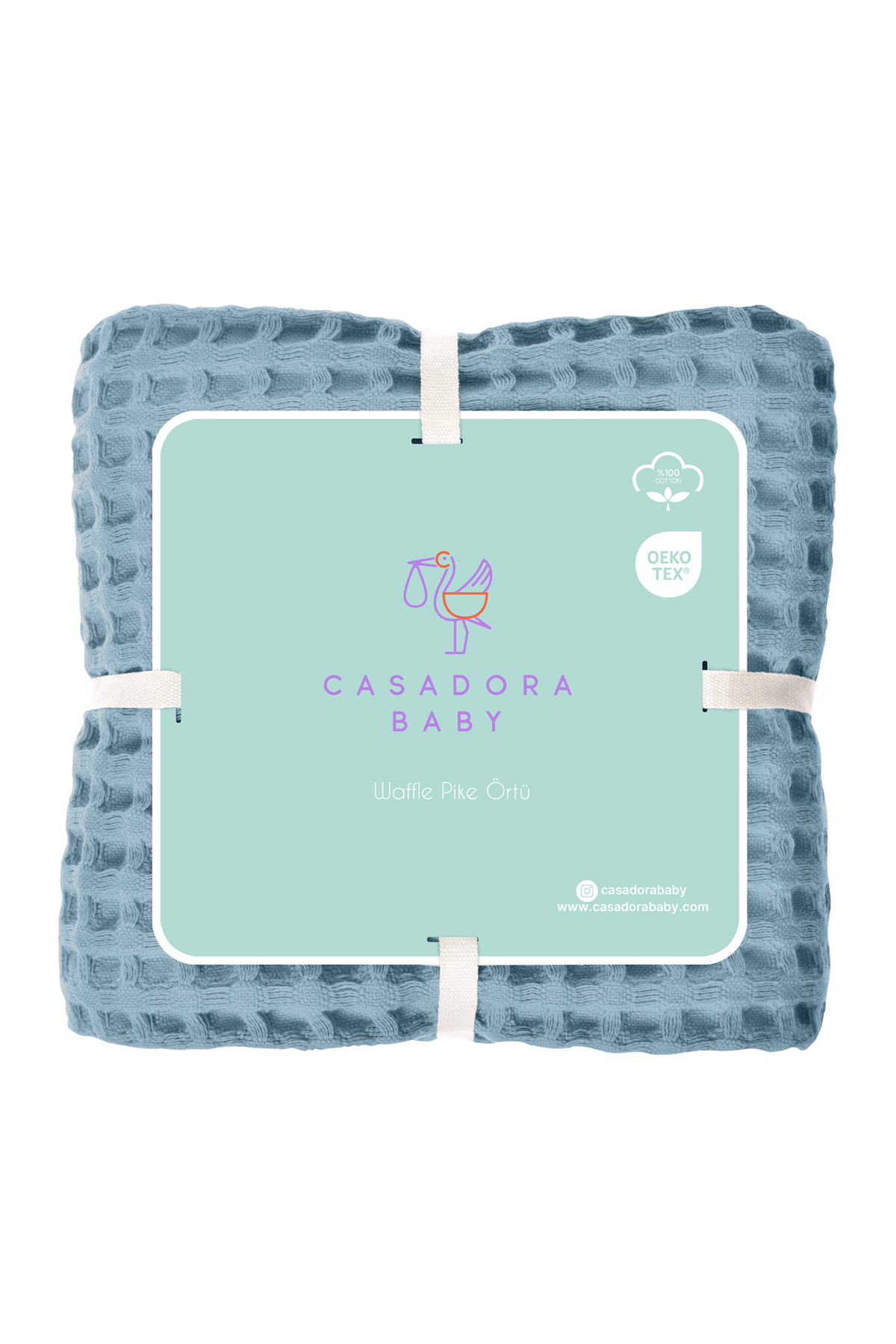 Genel Markalar 100% Pamuk Bebek Kalin Pike - Mavi fotoğrafı 7 (önizleme)