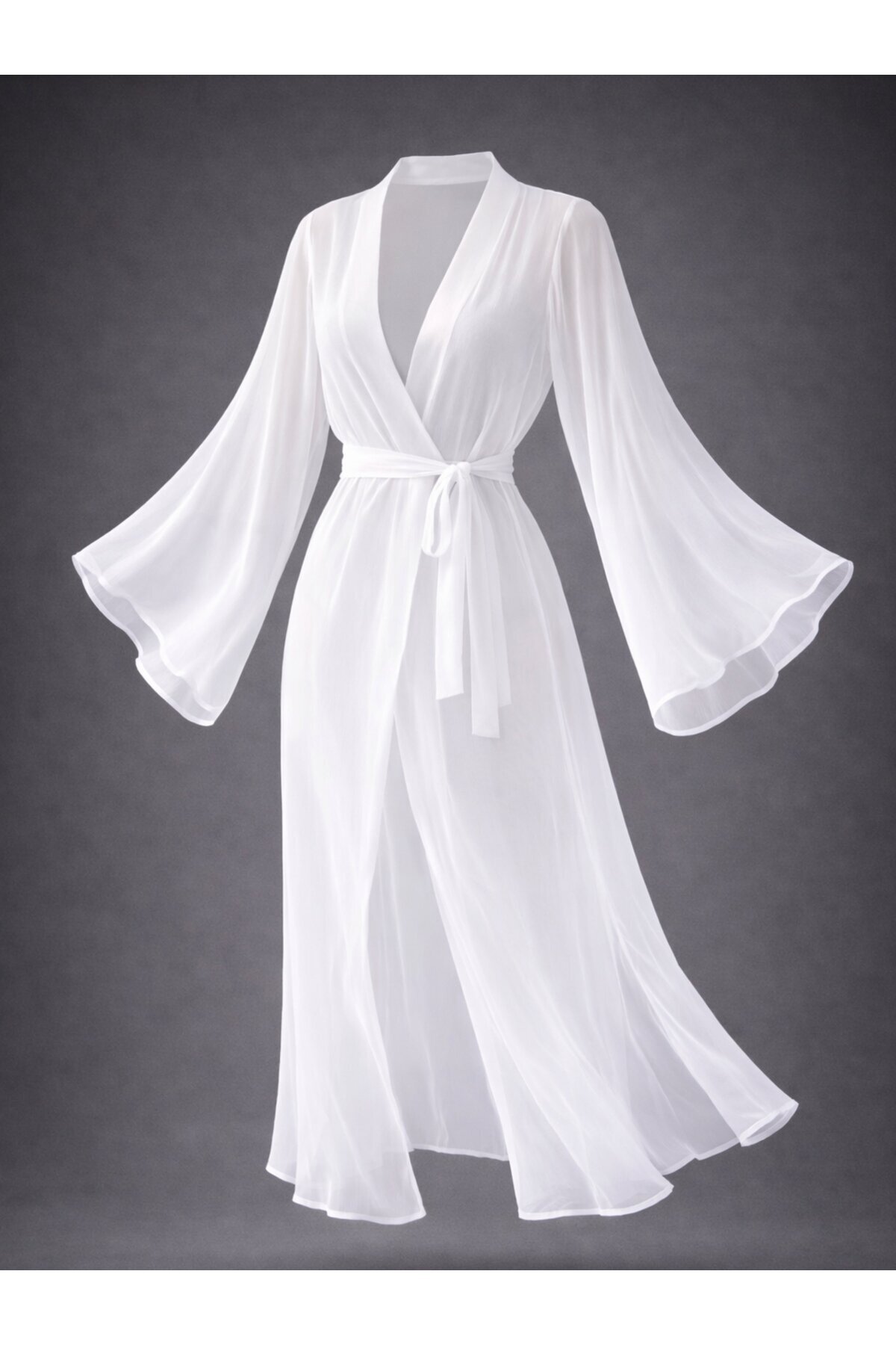 Design Kai Kimono Dress Women White