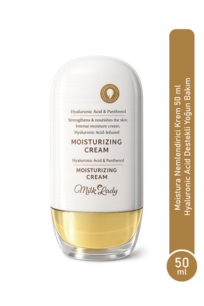 Milk Lady Moistura Nemlendirici Krem 50 ml – Hyaluronic Acid Destekli Yoğun B...