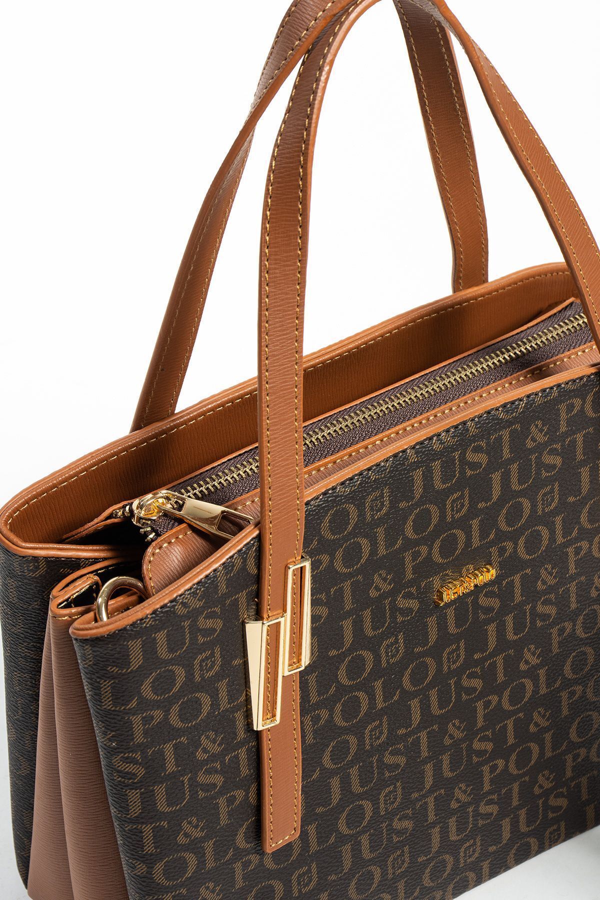 Women's Brown Tan Print Shoulder Bag 2066 - No Wallet Campaign Price