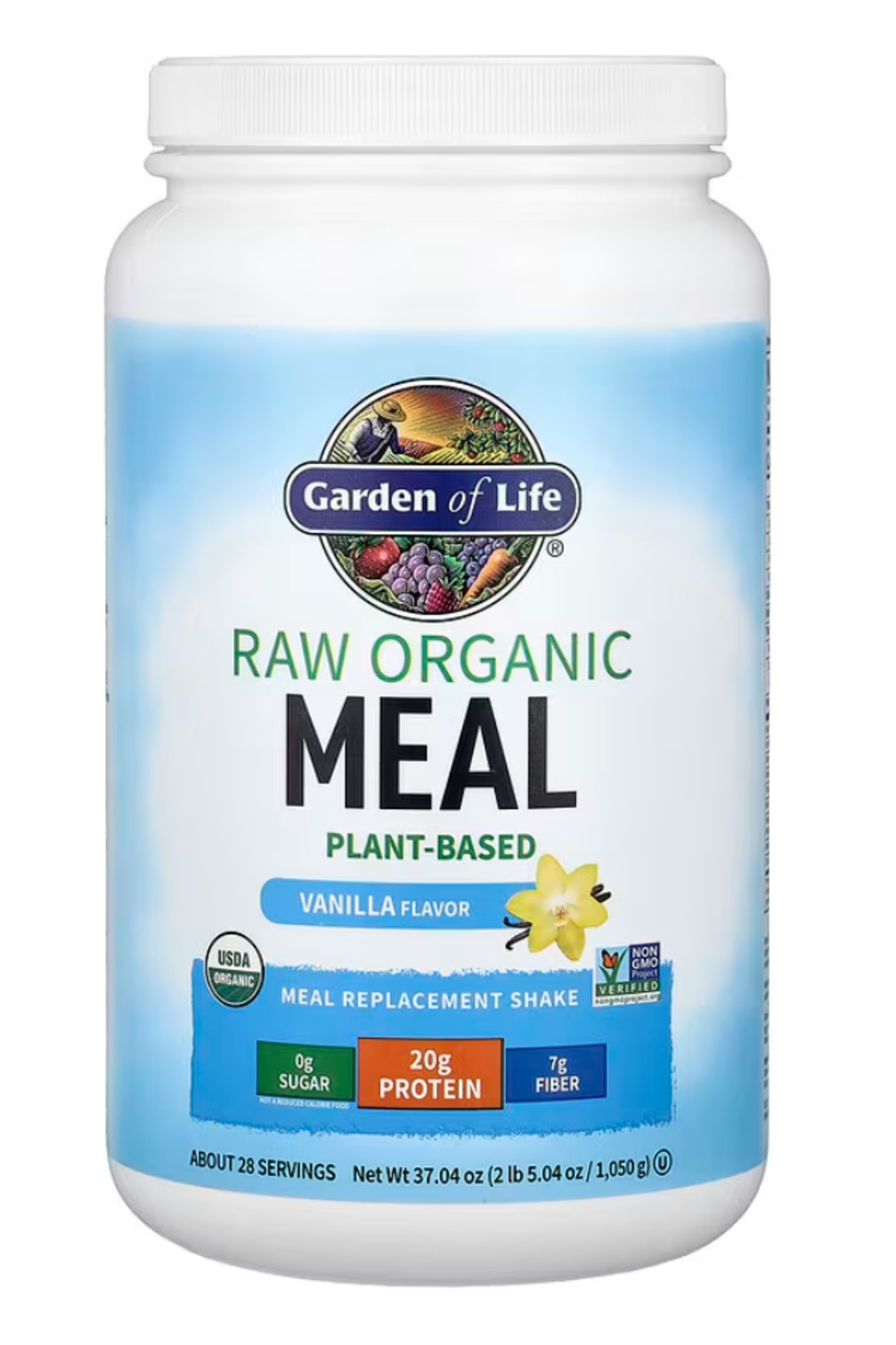 Garden of Life Meal Replacement Shakes, Raw Organic, Vanilla Protein ...