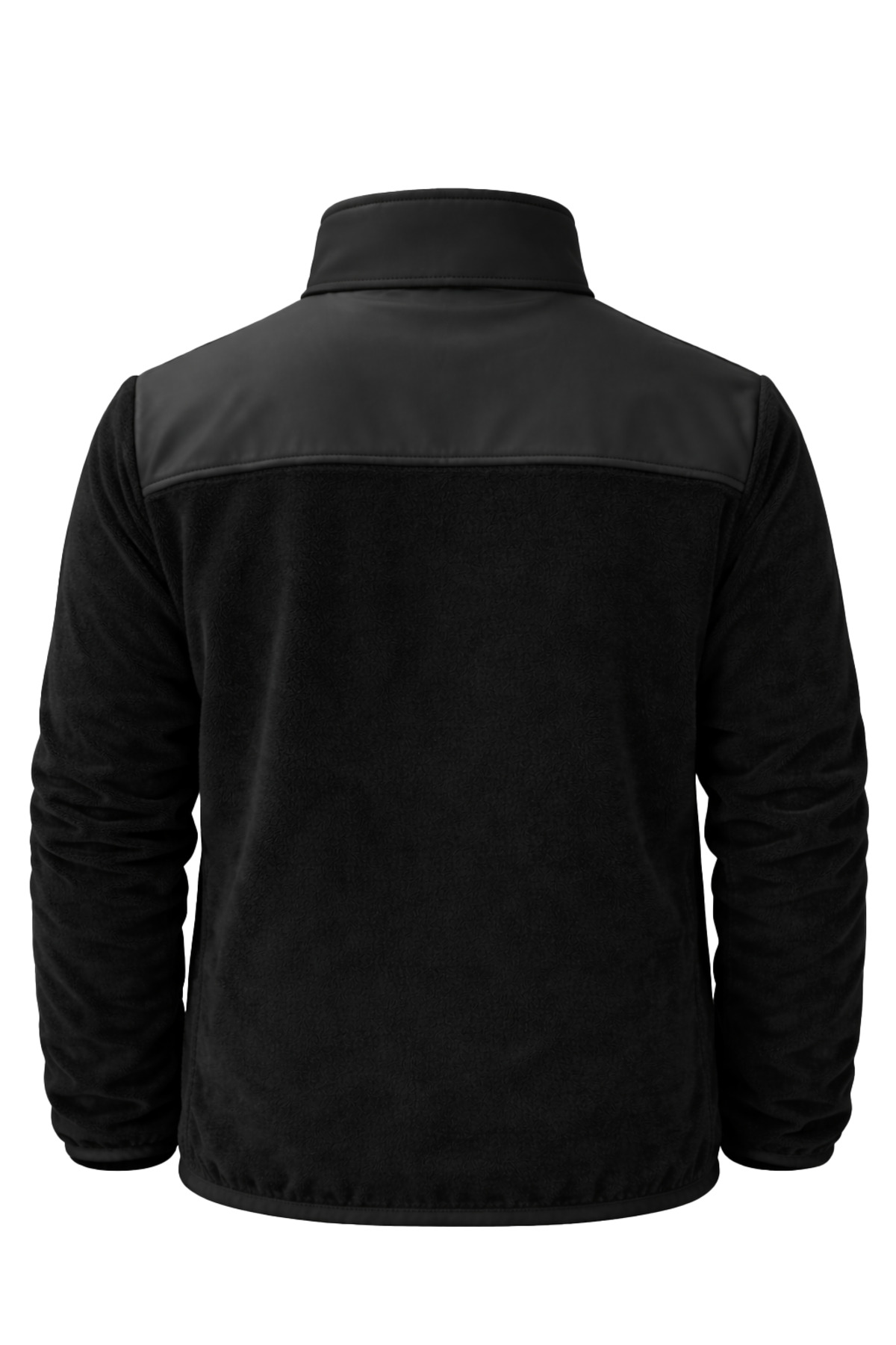 TOKER TEKSTİL  Tam Fermuarlı Softshell Garnili Polar - Görsel 5