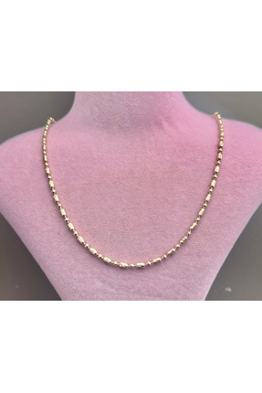 Nilonya Aksesuar 14K Altın Kaplama Xuping Minimal 45 cm Kolye