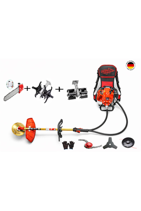 Raider Pro Alman Benzinli Sırt Tırpan Ot Çalı Biçme Toprak Çapalama Makinesi ...