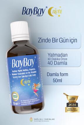 BayBay Night Melisa Papatya Ihlamur Ekstreli B6 Vitaminli Gece Rutinine Deste...