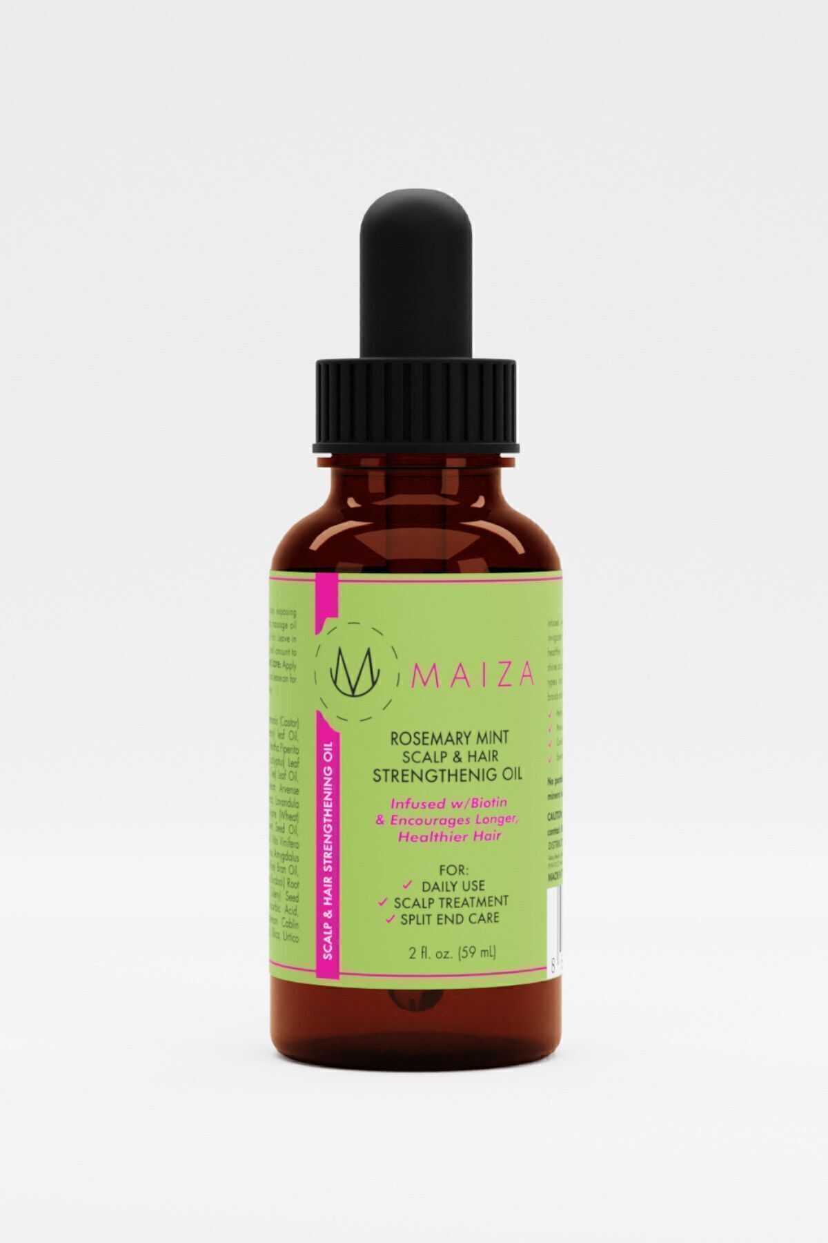 Biberiye Nane Saç Derisi Saç Güçlendirici Yağ - Rosemary Mint Scalp & Hair Strengthening Oil 59 ml — Biberiye Saç Bakım Yağı — تصویر 2 از 4