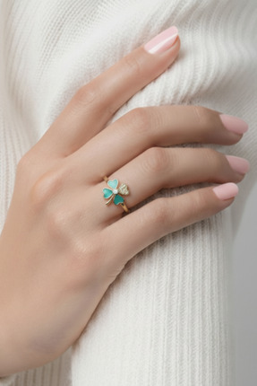 POLENGOLD ALTINYÜZÜK YONCA YÜZÜK