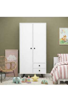 FUHO Patara Gardırop Beyaz