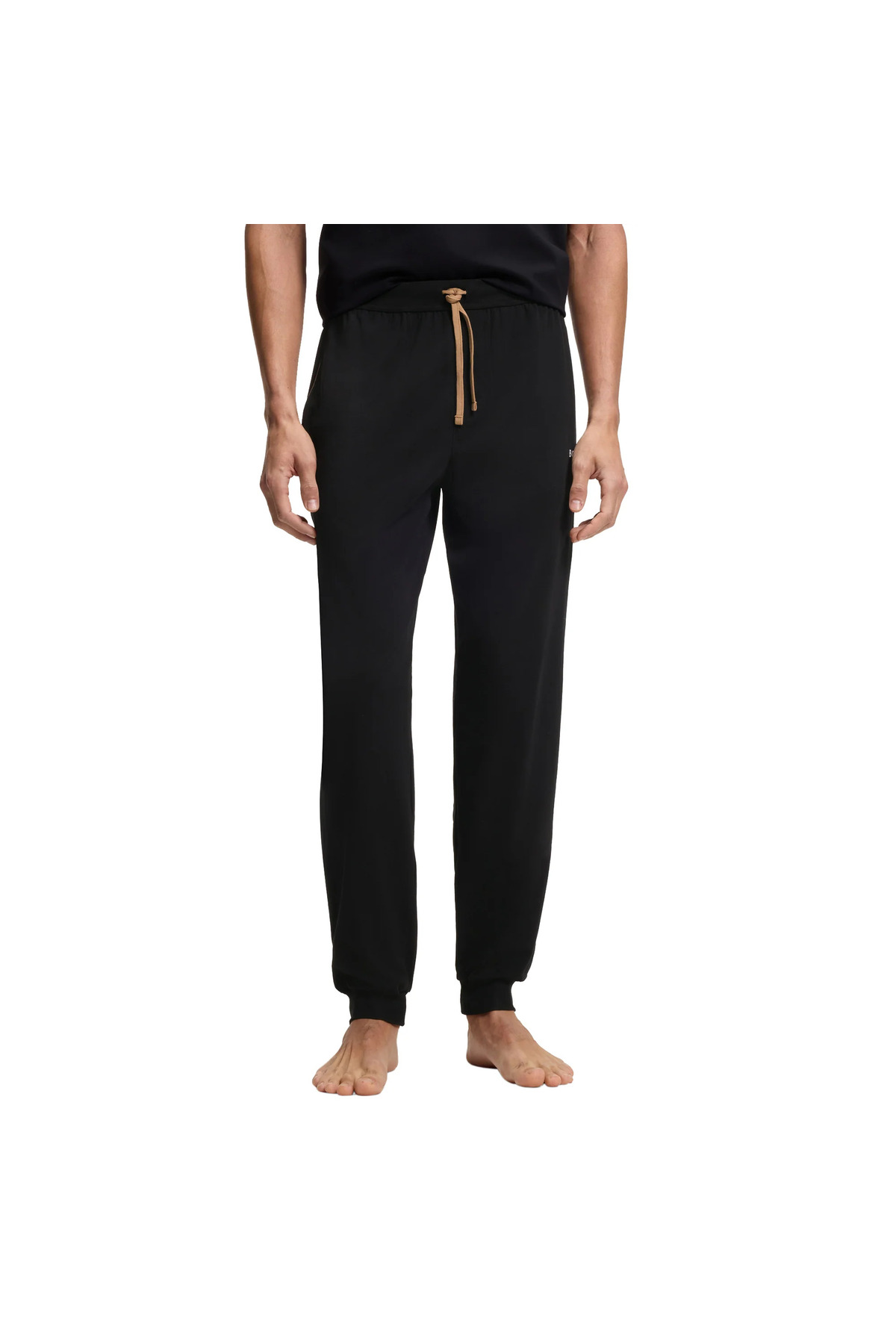 باس تی‌شرت مردانه طرح لوگو گلدوزی شده نخی مشکی کد ۵۰۵۱۵۳۰۵-۰۰۲