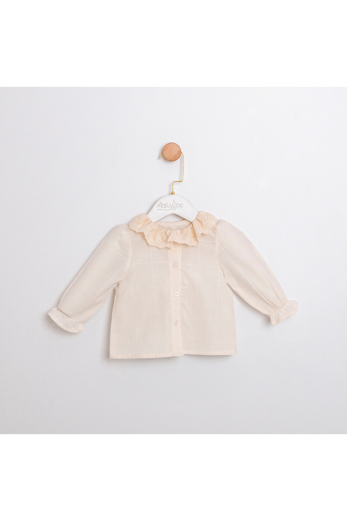 Cumino DANTEL DETAYLI FİYONK BAĞLAMALI GÖMLEKLİ KIZ BEBEK JİLE fotoğrafı 3 (önizleme)