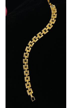 AYMDSNG 14 K VİP GOLD ÇOK RENKLİ FULL GÖMME TAŞ BİLEKLİK