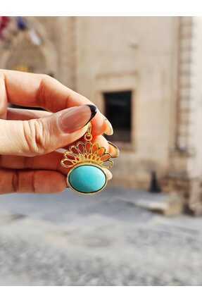 SİBEL AKSESUAR HALEF DİZİ GÖZYAŞI FİRUZE TAŞI KOLYE UCU MARDİN YÖRESEL