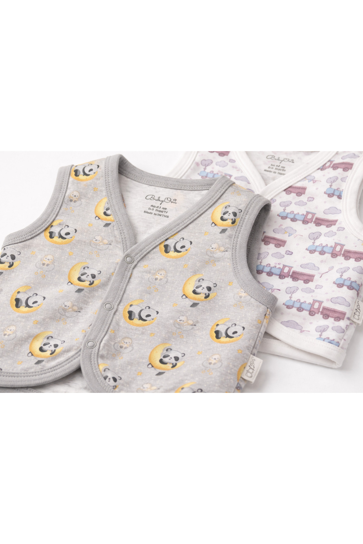 For My Baby Desenli 2'li Bebek Yelek fotoğrafı 2 (önizleme)