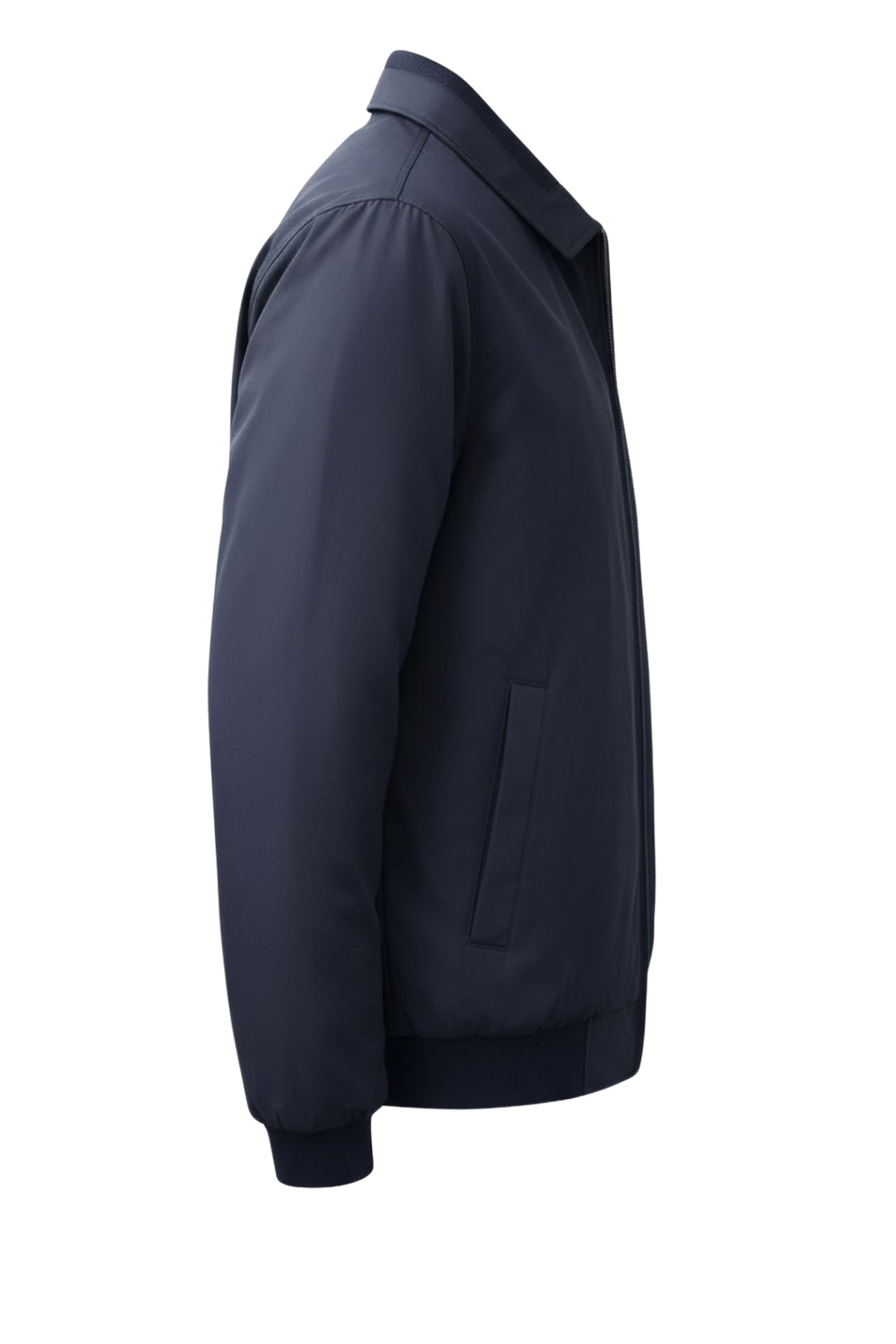 SİVAİST  Erkek Lacivert Regular Bonded Kumaş Klasik Yaka Mevsimlik&Yazlık Mont - Görsel 3