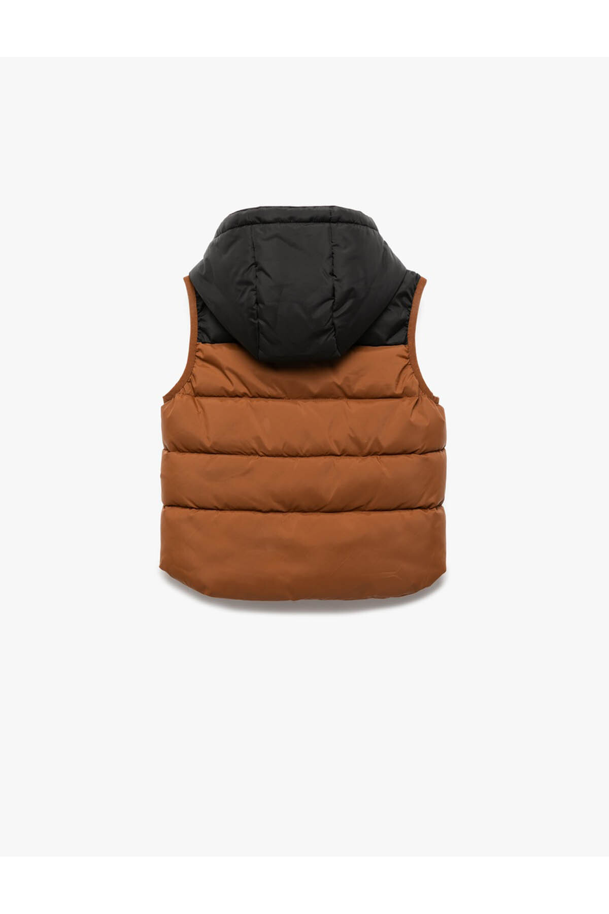 Koton Kapüşonlu Renk Bloklu Çift Cepli Şişme Yelek fotoğrafı 2 (önizleme)
