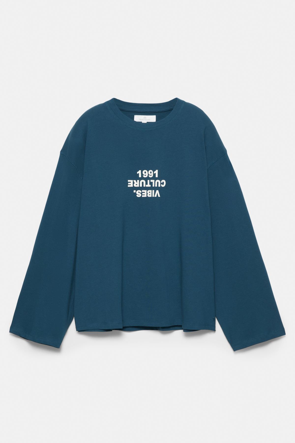 Pull & Bear  Street Culture grafik tişört - Görsel 8