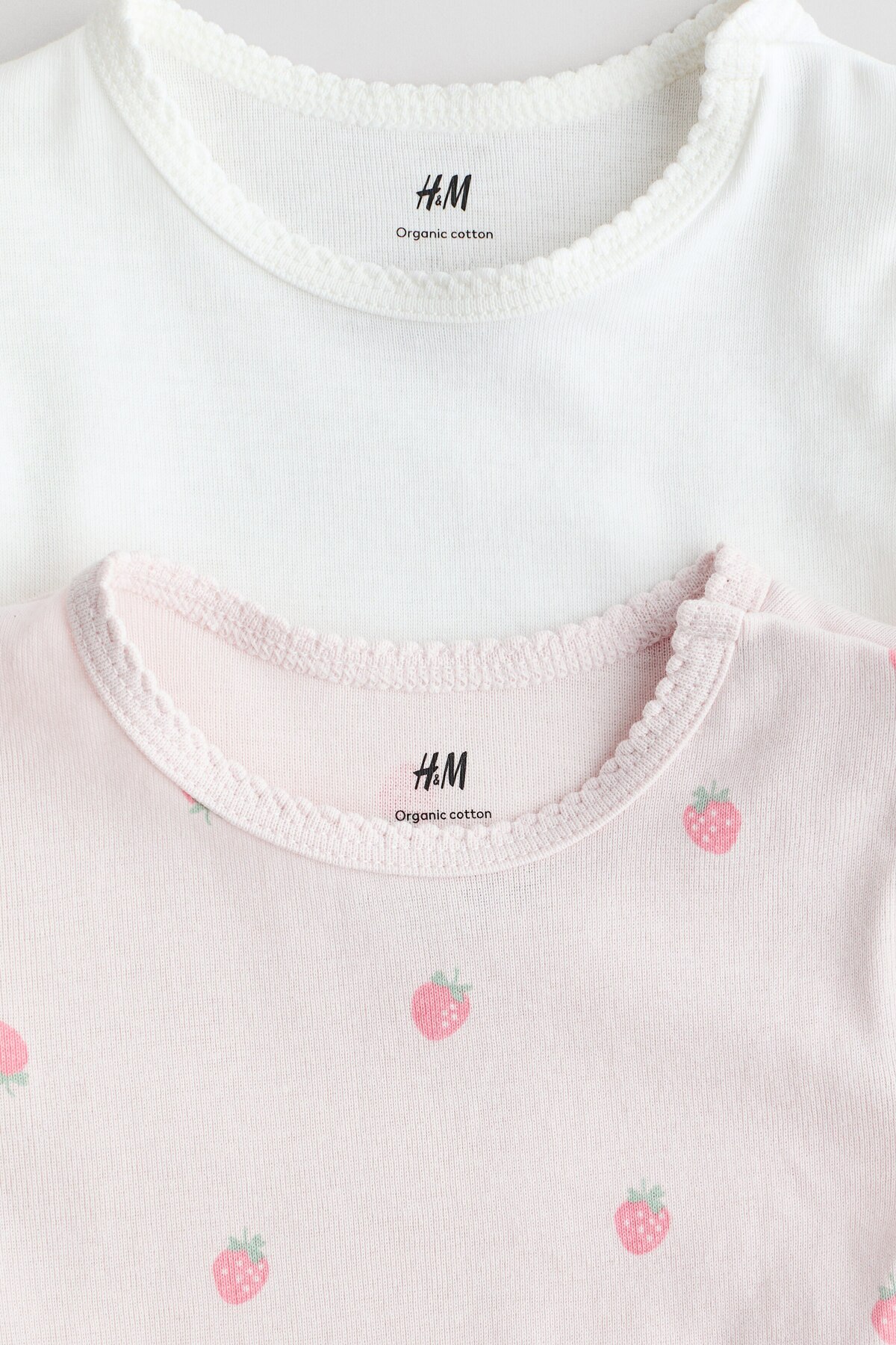 H&M 2'li Kısa Kollu Body fotoğrafı 2 (önizleme)