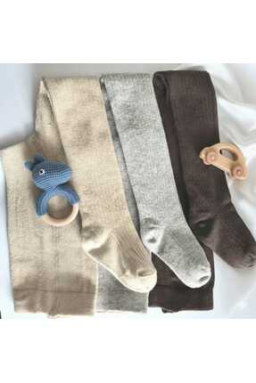 Moonrise Socks Bebek ve Çocuk Kilotlu Çorap Pamuklu 3 Adet