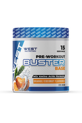 West Nutrition Buster Preworkout 15 Servis 225 gr Portakal&Hindistan Cevizi A...