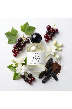 Mishy No. 3 Kadın Parfümü 100 ml - Yasemin, Vanilya ve Pralin Notalı Kalıcı Koku