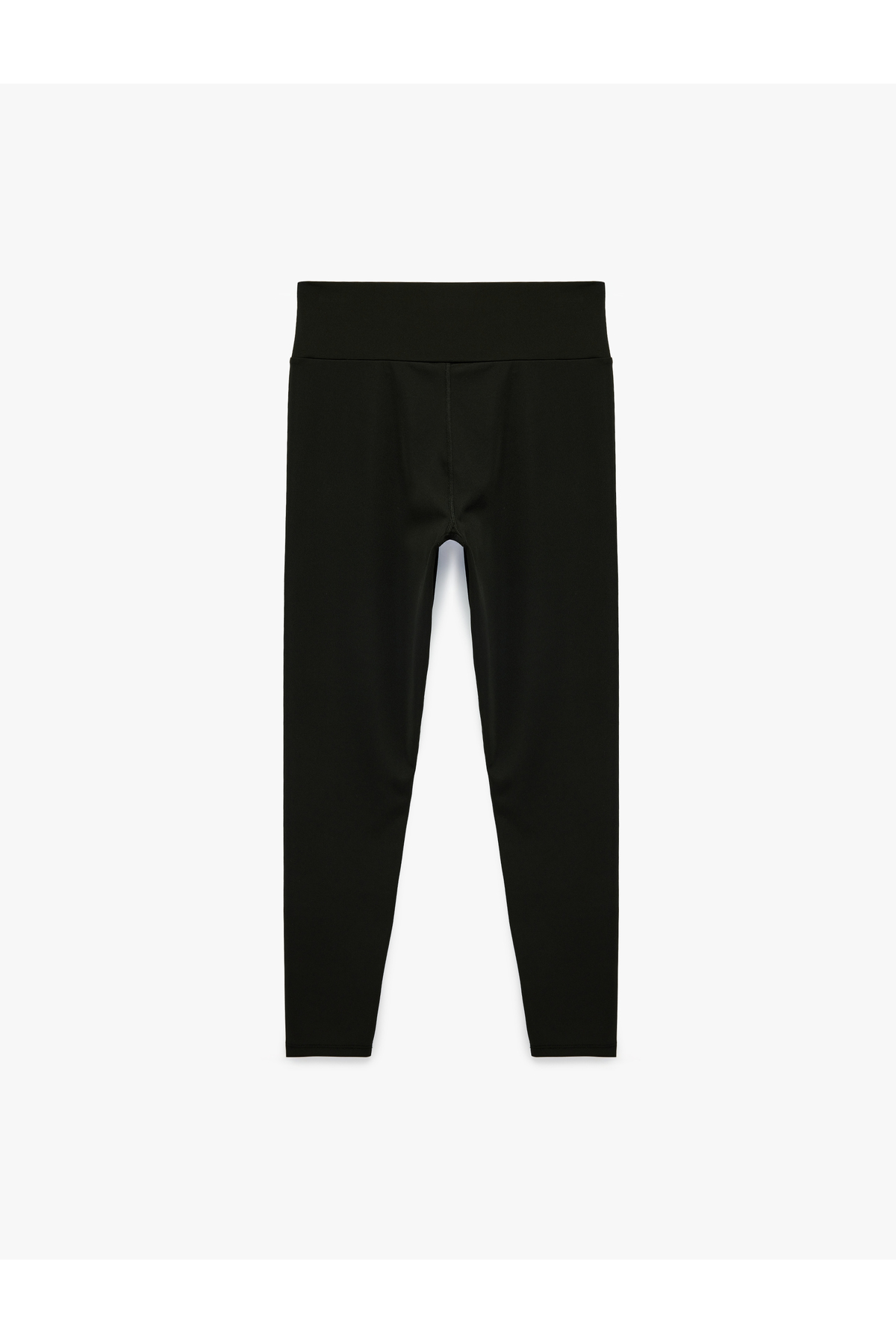 Koton Slim Fit Baskılı Yüksek Bel Spor Tayt görsel 3