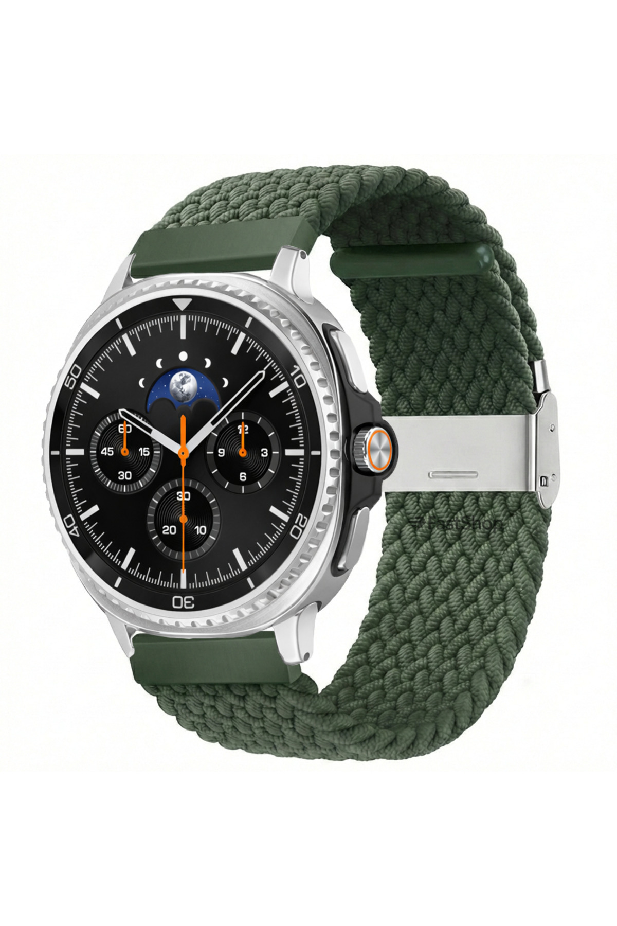 Samsung Galaxy Watch 8 40mm / 44mm / 46mm Classic Compatible Metal Clips Fabric Mesh Smart Watch Strap