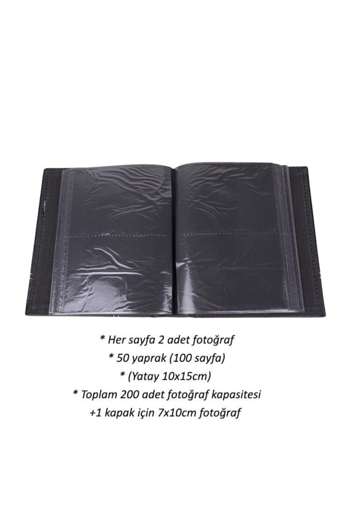 Home 200'lük Deri Fotoğraf Albümü - 10x15cm fotoğrafı 4 (önizleme)