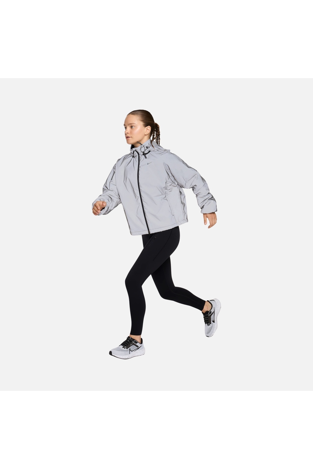Nike Run Division Therma-Fit Reflective Running Full-Zip Kadın Gri Reflektörlü Spor Ceket / FV6420-011