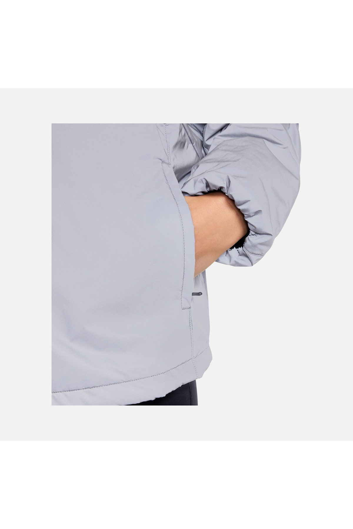 Nike Run Division Therma-Fit Reflective Running Full-Zip Kadın Gri Reflektörlü Spor Ceket / FV6420-011 görsel 3