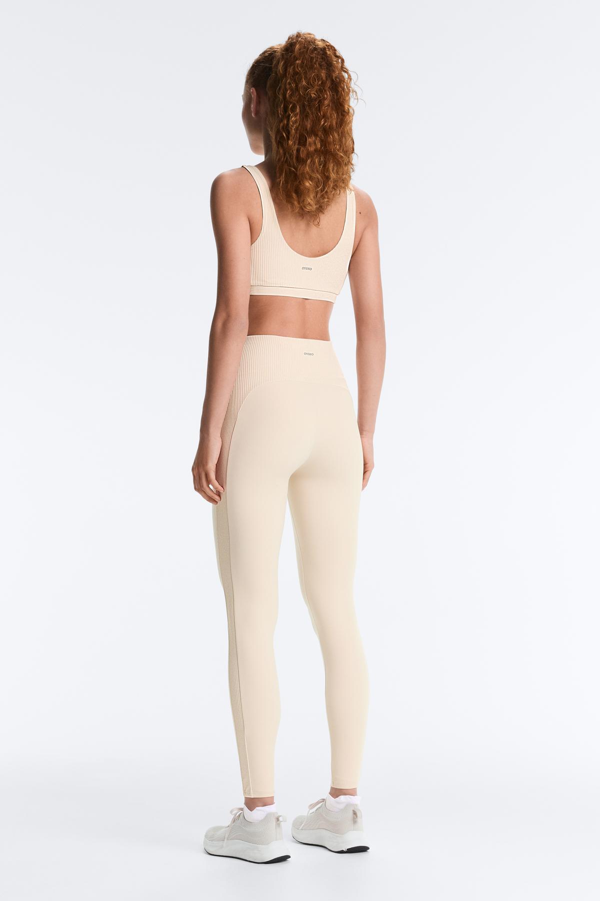 Oysho  Comfortlux rib high rise 65 cm bilek hizasında tayt - Görsel 6