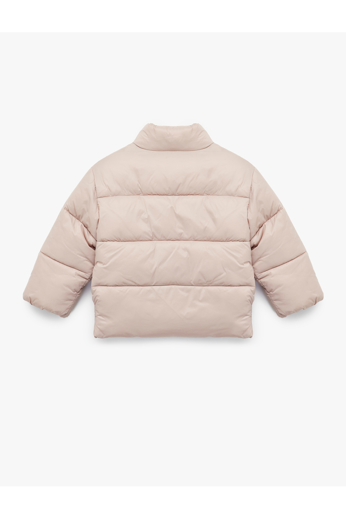 Koton Dik Yaka Uzun Kollu Fermuarlı Cepli Şişme Mont fotoğrafı 2 (önizleme)