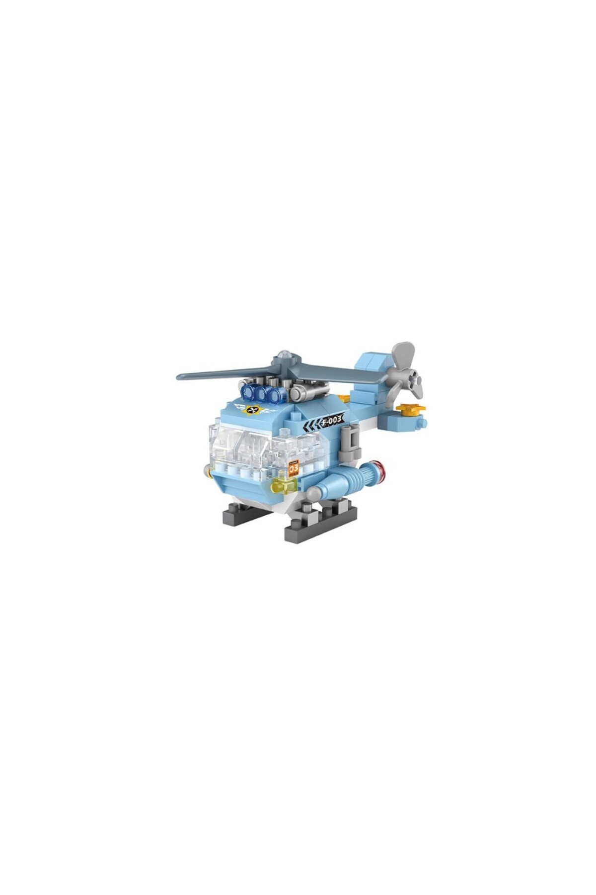 NW NessiWorld LZ8616 LOZ Helikopter Blok Seti Mini Poşet -Vagon life fotoğrafı 2 (önizleme)