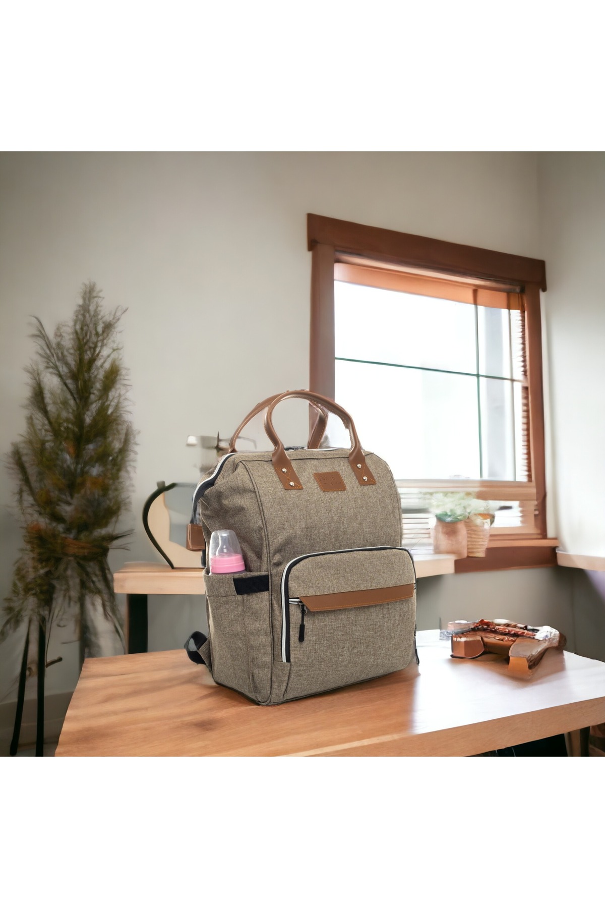 Pimadyo Büyük Doğum Seti (Hastane Çıkışı, Omuz ve Sırt Çantası, Çıtçıtlı Nohut Kundak) fotoğrafı 5 (önizleme)