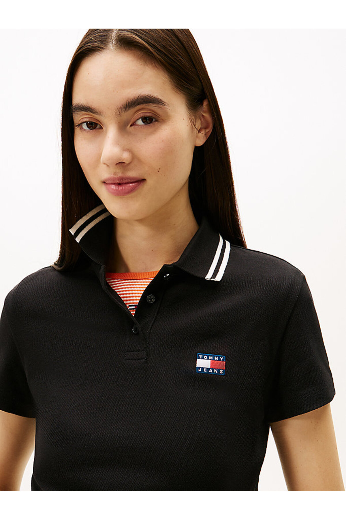 پولوشرت زنانه یقه پلو | تامی هیلفیگر Tommy Hilfiger DW0DW21932 BD - تصویر 2