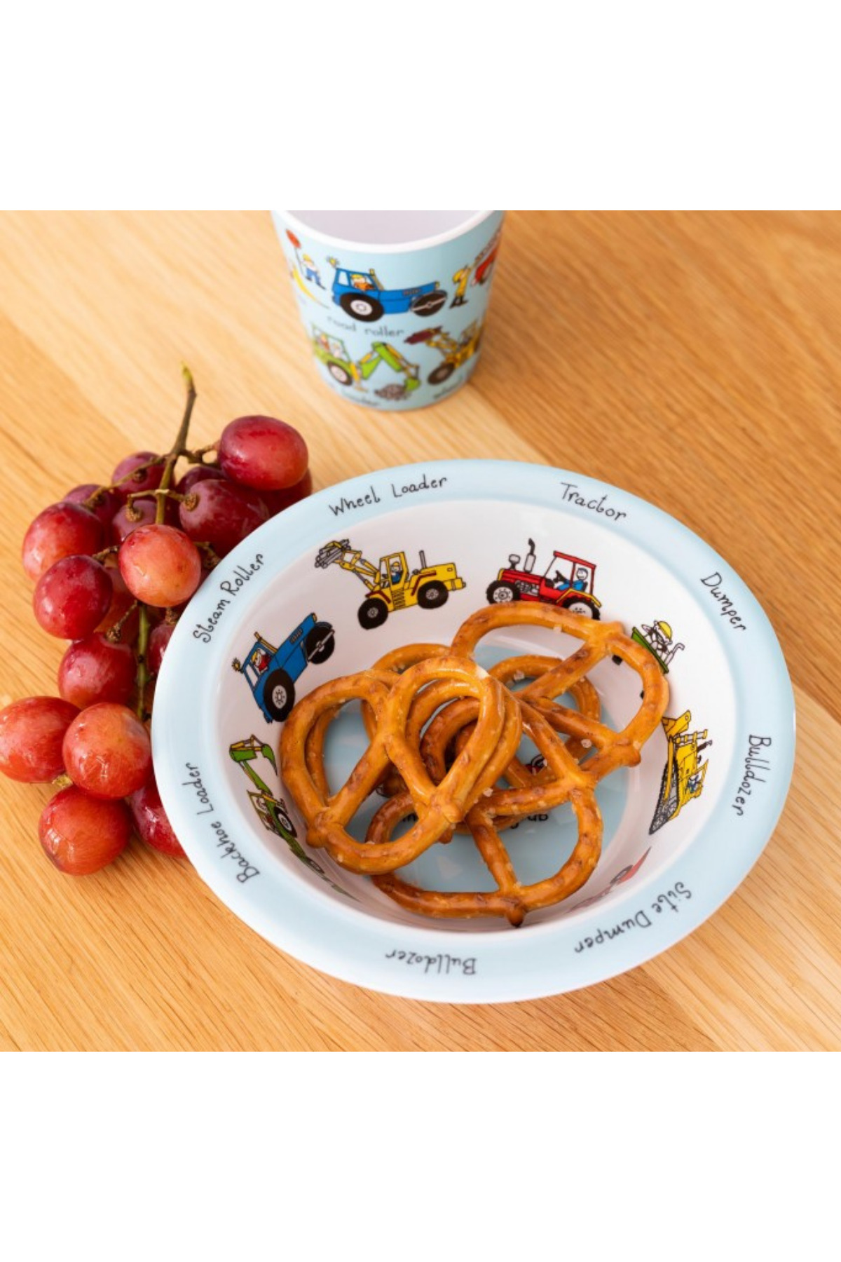 Tyrrell Katz Melamin Mama Tabağı - Mama Kasesi // Trucks - İş Makinaları fotoğrafı 2 (önizleme)