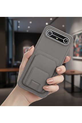 TechTrove Tecno Spark Slim 5G İçin Uyumlu TPU Korumalı Kart Bölmeli Deri Doku...