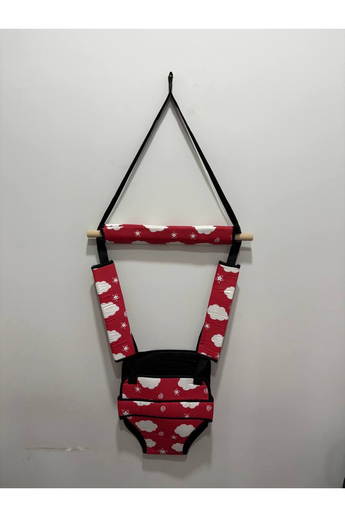 Cozibo Hoppala Zıpzıp Yüz Korumalı Kanguru, Yaylı Denge Bebek Yürüteci Doğal Ahşap fotoğrafı 3 (önizleme)