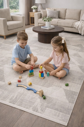 FSN HOME Özel Akrilik İpten Dokuma Taban, Modern, Salon, Mutfak, Yolluk Halısı