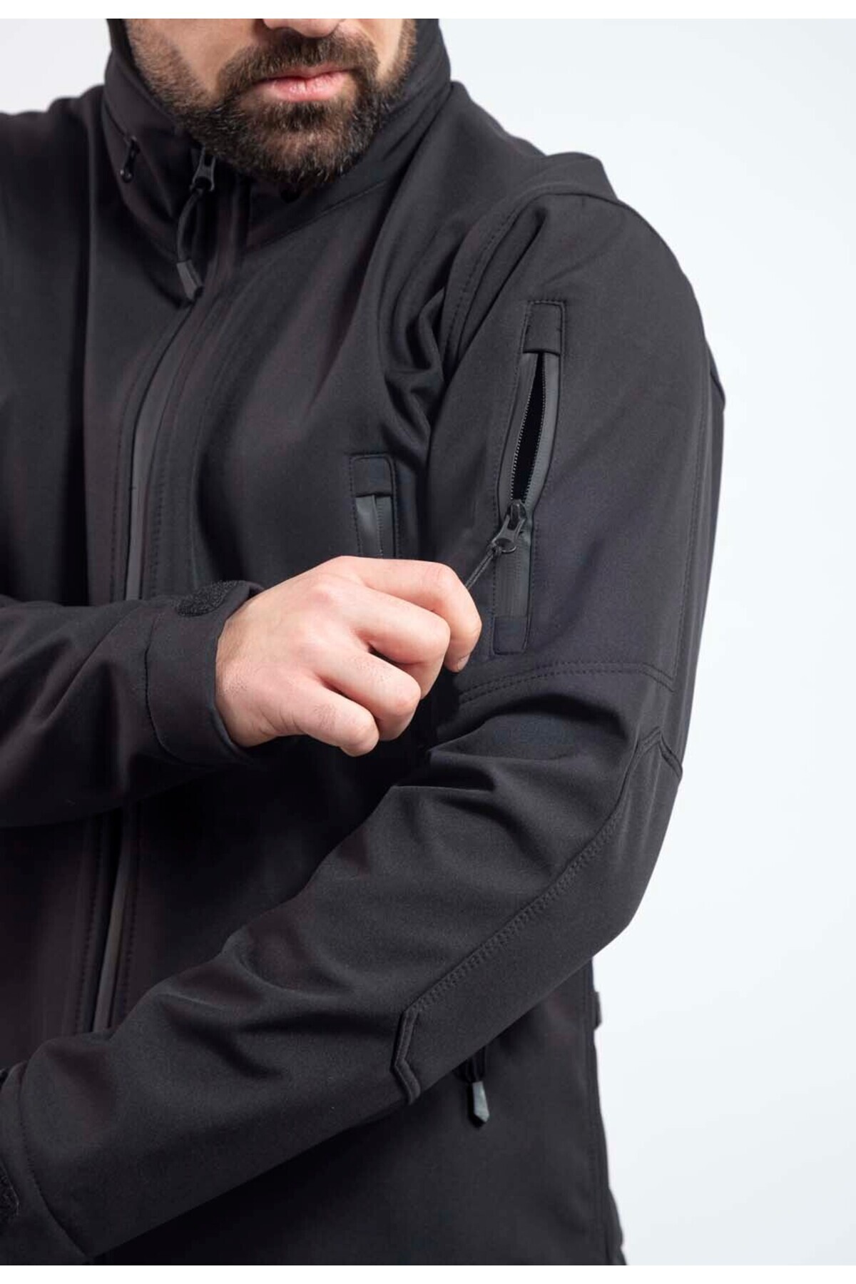 ژاکت مردانه تاکتیکال بیرونی Softshell SHELLHT04 — رنگارنگ TYC9A6AA8D1C33E1B1DCA8E01 — تصویر 7 از 8
