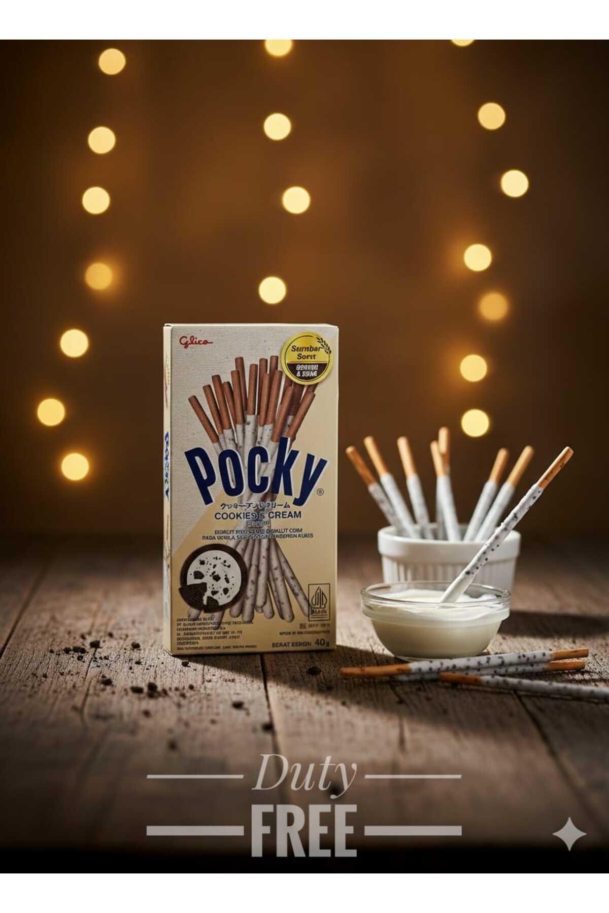 hijazigroup Pocky Cookies & Cream 40g Çubuk Bisküvi - Fiyatı
